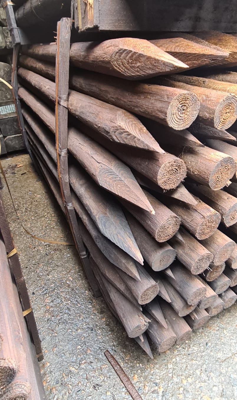 50 - 75  mm x 2100 mm ( 7 ft x 2 - 3 inch) Peeled 1